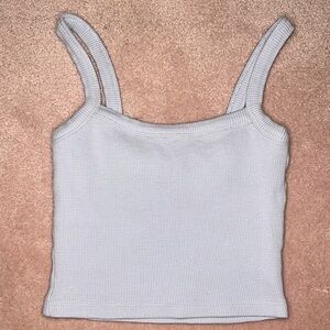 Forever 21 Waffleknit Tanktop Light Blue